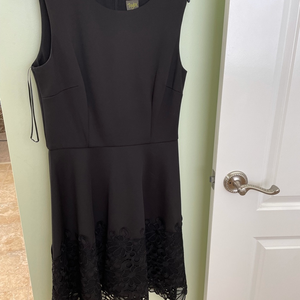 Taylor dress,  black , Fit and Flare